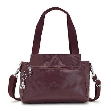 Kipling Elysia Metallic Schoudertassen Bordeaux | NL 1809OK